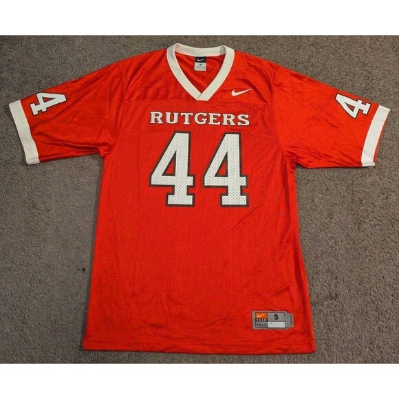 Nike Team Authentic Rutgers University Scarlet Knights Football Jersey #44 Men's - Picture 1 of 5
